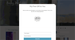 Desktop Screenshot of beckyharling.com